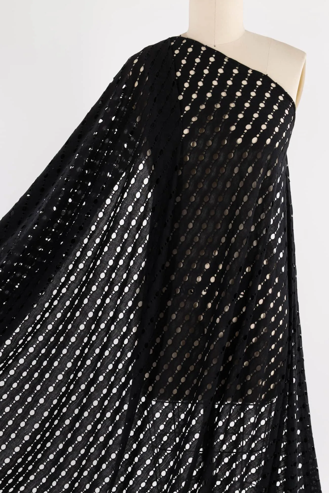 Black Open Air Knit