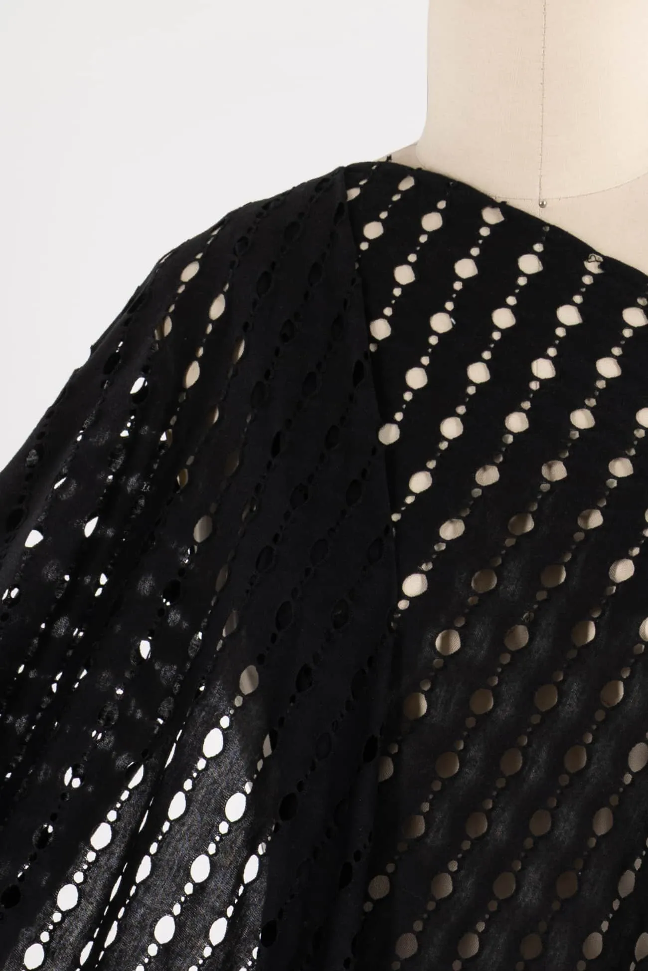 Black Open Air Knit