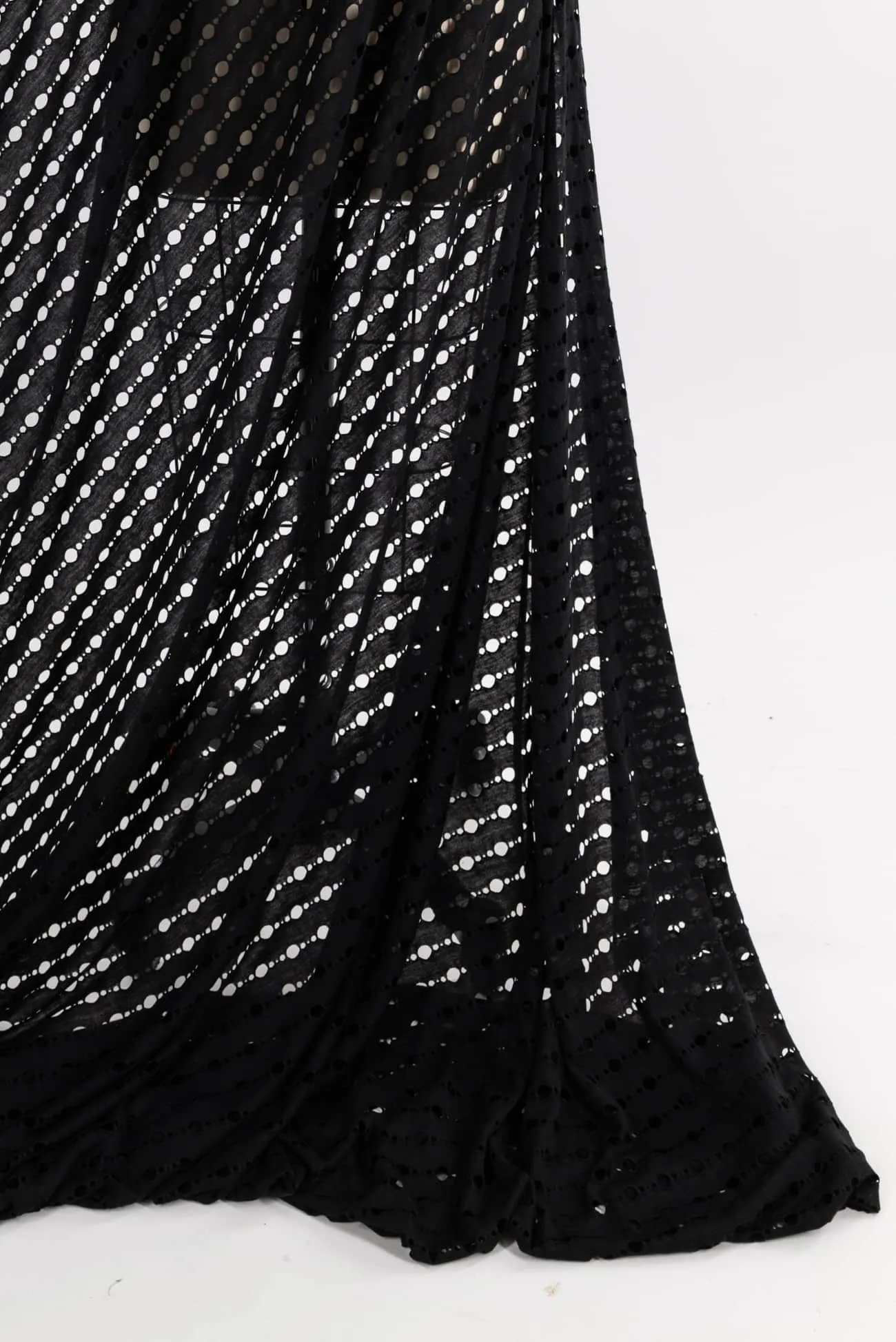 Black Open Air Knit