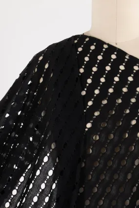 Black Open Air Knit
