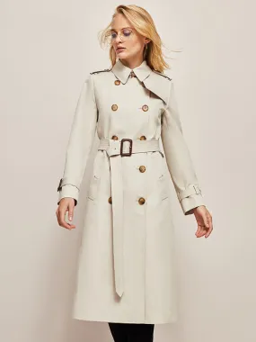 Elegant Classic Long Trench Coat