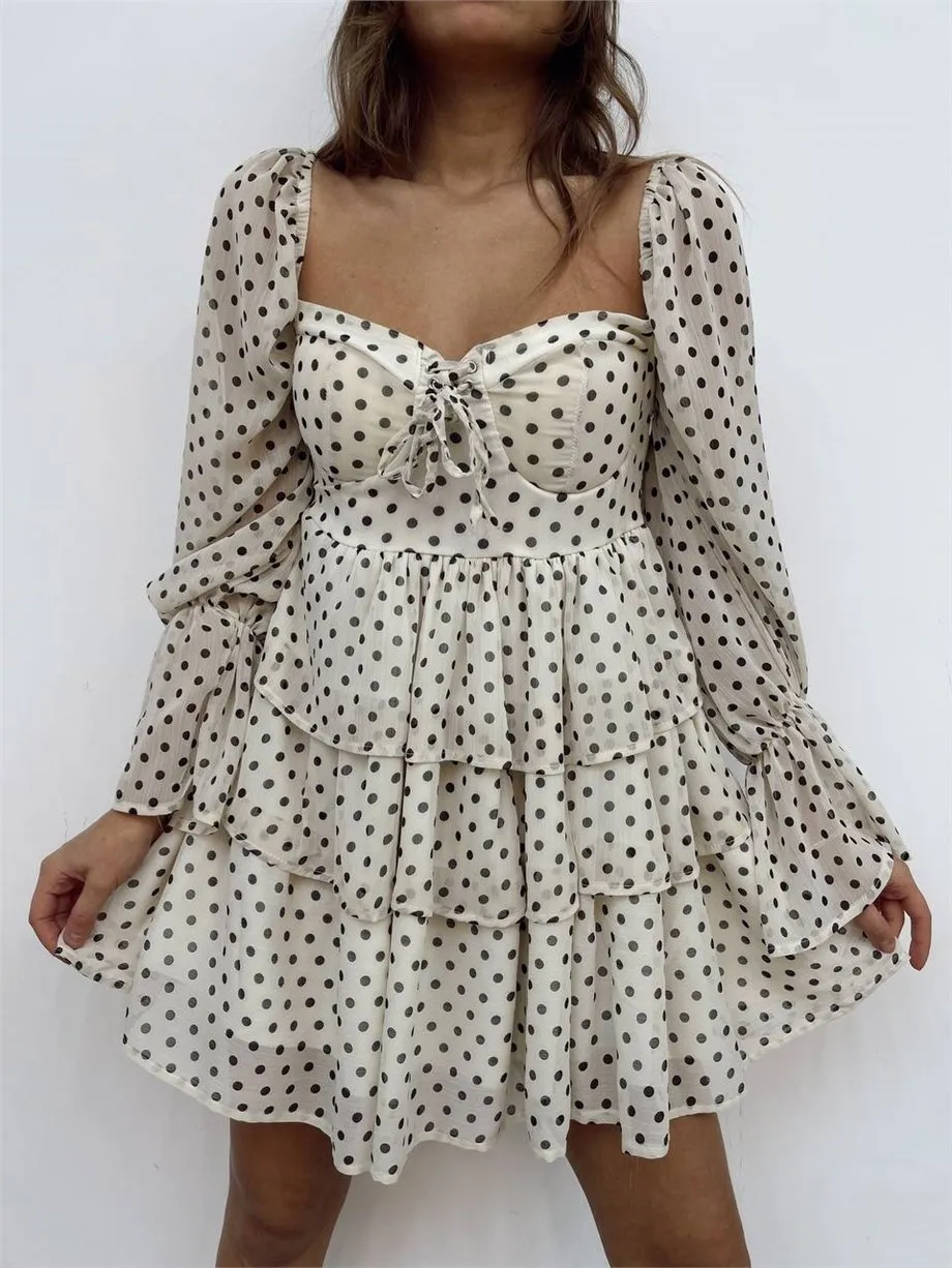 Wrap Front Mini Dress